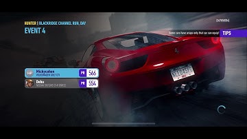 NFS No Limit Chapter 9 IVY- Event 4 Hunter