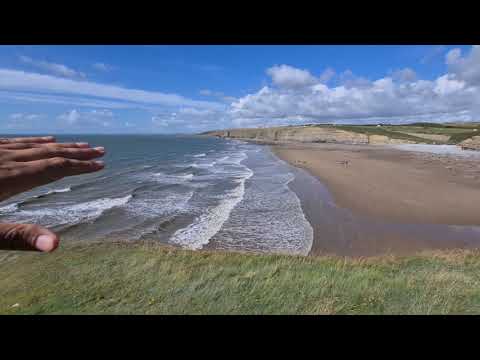 Dunraven Bay Beach Clear Water Walk Cliffs Outing Wales Attractions Visit Holiday