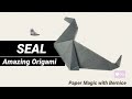 Paper magic unleashed watch the beauty of an origami seal come alive