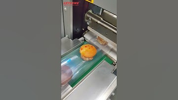 Bakery Items Packing Machine!! Horizontal Flow Wrap #shorts #packagingmachine