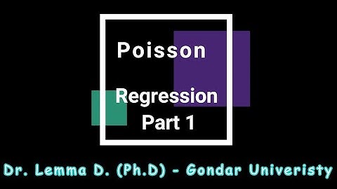 Count Data Analysis - Poisson Regression - Part 1