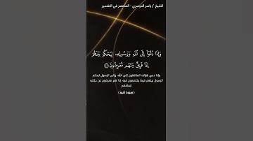 سورة النور الآيات 47-50 ياسر الدوسري