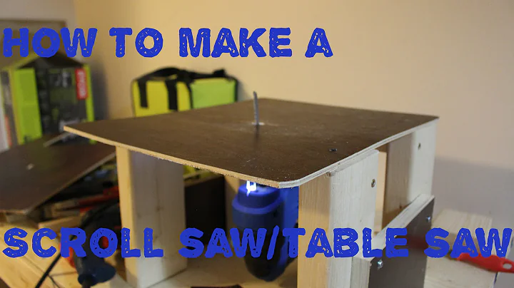 How to Make a Scroll Saw/Table Saw out of a Jigsaw