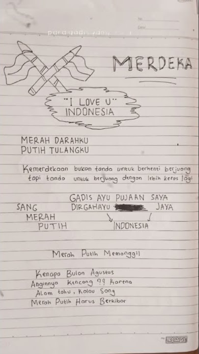 Story wa Dirgahayu Republik Indonesia ke-77 Keren tulisan buku,link download Mefiafire!!