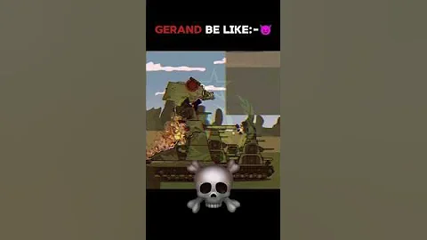 Gerand's kv 44 build different 💀☠️He is a army 😈☠️😈♾️🔥 #gerand #kv44 #shorts