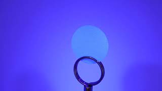 Rl904Bl Matte Blue Blue Ab Luster Sequin Material Black Light