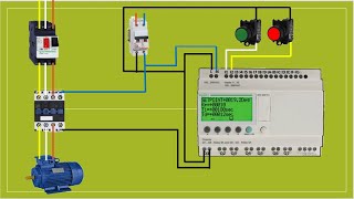 طريقة تشغيل موتور 3 فاز باستخدام 💡PLC