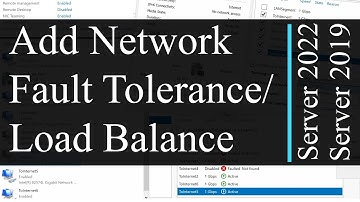 How to Configure NIC Teaming in Windows Server 2022 | Windows Server 2019 / 2016