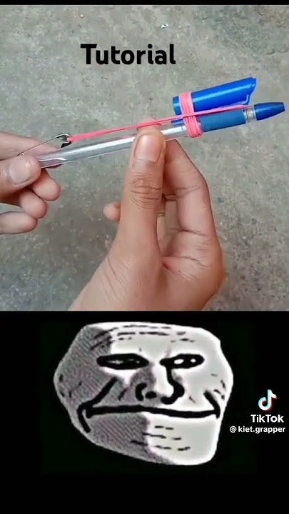cara buat pistol pulpen mudah