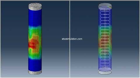 RC Column Damage Analysis in Abaqus.
