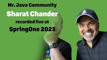 Sharat Chander, Java community lead at Oracle