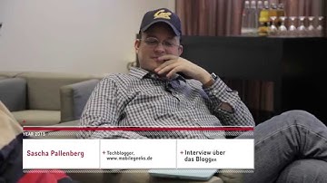 Sascha Pallenberg, Techblogger im Interview