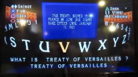 Jeopardy! Playstation Run Game 1: Part 1