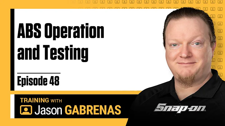 Snap-on Live Training Episode 48 - ABS Operation a...