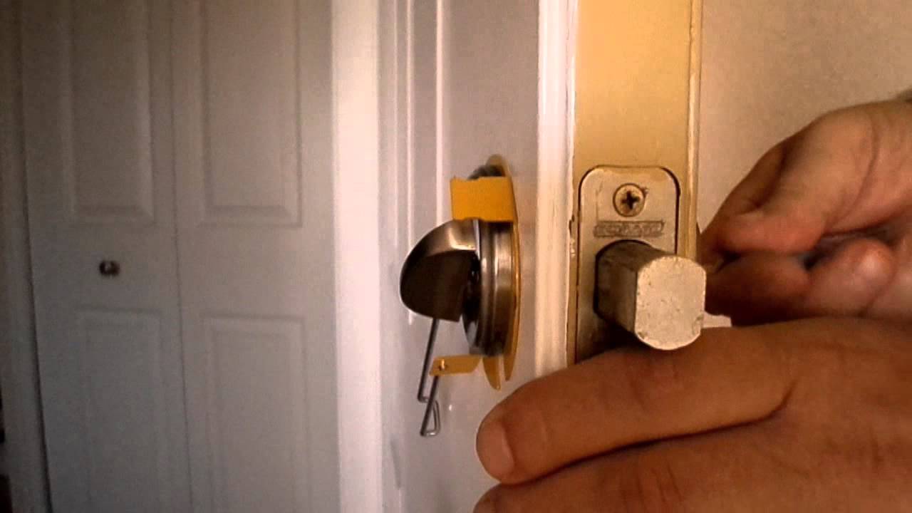 How To Open A Schlage Deadbolt Without A Key