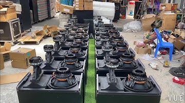 Line array 30 neo cấu hình 2 tầng coil 100 chính hãng Hiwell chơi sự kiện siêu khoẻ . DVH Audio