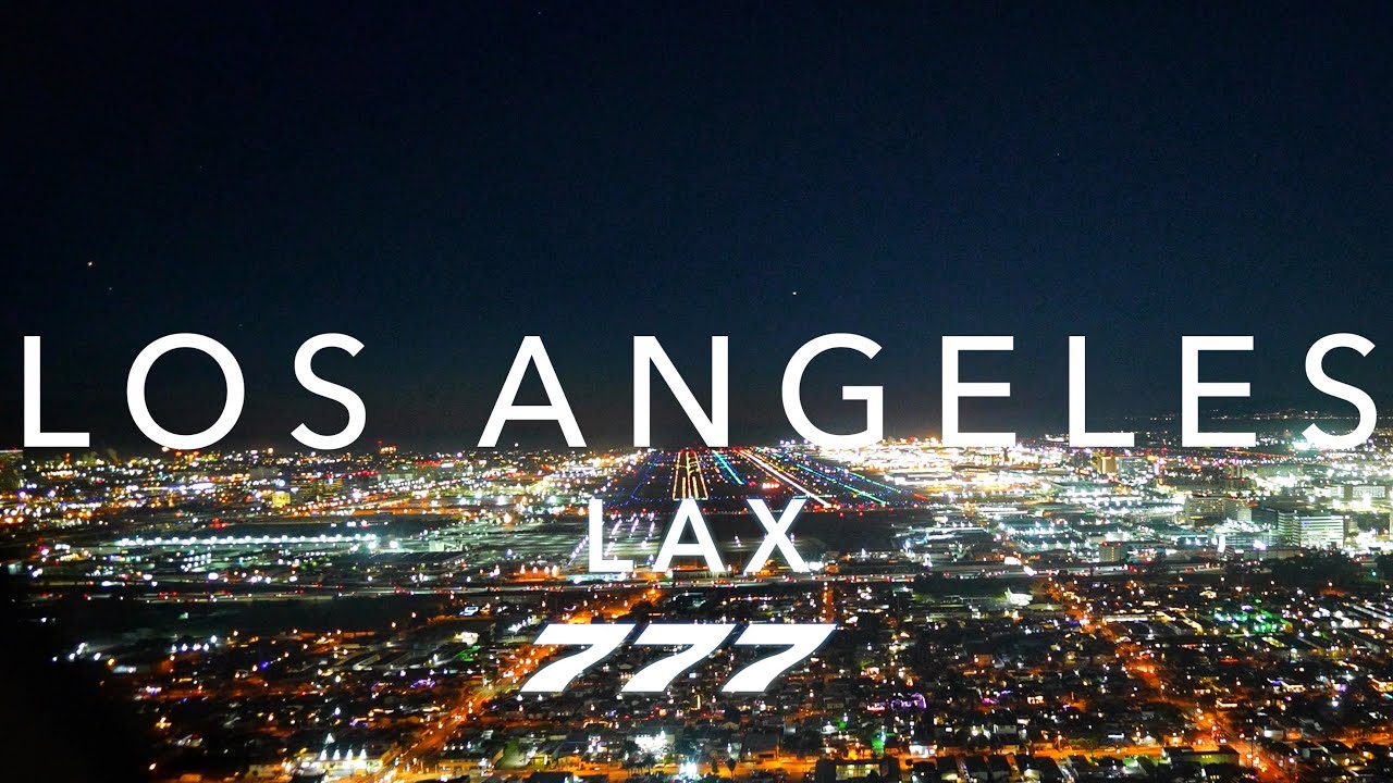 LOS ANGELES | BOEING 777 LANDING 4K