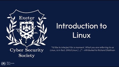 Introduction to Linux (Part 1)