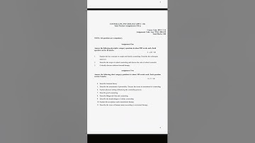 Bpcc 114 BAPCH assignment questions for June 2024 - January 2025#ignore #psychology #ignouassignment