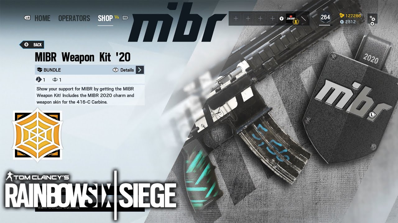 MIBR Weapon Kit 20 - Rainbow Six Siege - YouTube