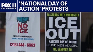 Famous 'Anti-ICE ‘National Shutdown’ Protests Across SoCal Wealth