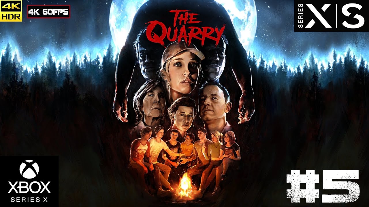 The Quarry - Deluxe Edition [4k 60fps HDR](Xbox Series X) #5 - Дедушка вожатый)