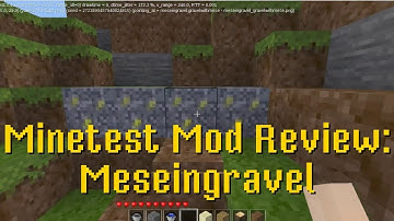Minetest Mod Review: Meseingravel