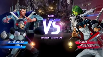 MARVEL VS. CAPCOM: INFINITE Doctor Strange,X Gameplay In Arcade Mode