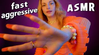 Asmr Fast Aggressive Unpredictable Attention Mouth Sounds, Hand Movements Chaotic Triggers Asmr