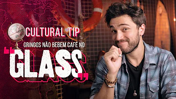 Como se diz copo de vidro?