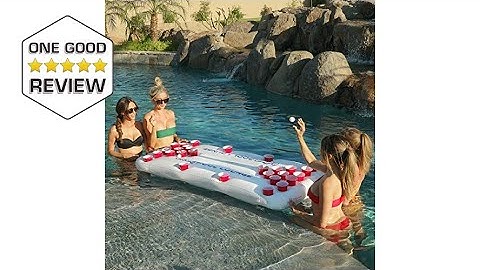 GoPong Pool Lounge Floating Beer Pong Table Inflatable with Social Floating – 5 Star Review