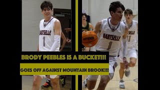Brody Peebles is CLUTCH w\/ 43 POINTS against Mountain Brook!!!