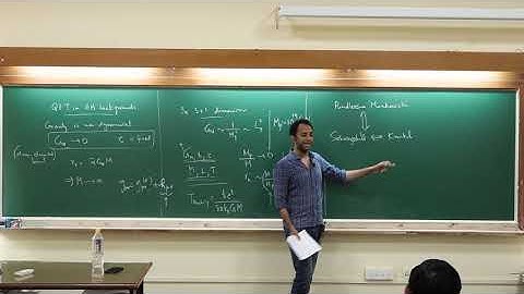 Chethan Krishnan, Lectures on Quantum Black Holes. Lecture 11