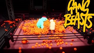 Gang Beasts - Orange Takeover [Father and Son Gameplay]
