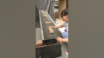 Folding belt conveyor, easy to fold and carry in the middle, bear 1000 catties,