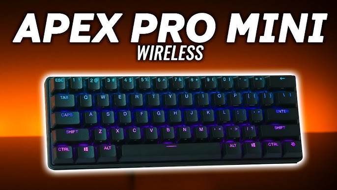 SteelSeries Apex Pro Mini Wireless looks better with Prismcaps (Unboxing  and review) 
