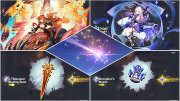 4 Five Stars in 230 Wishes (Capturing Radiance triggered) || Genshin Impact