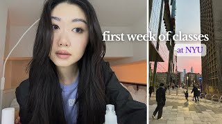 nyu diaries: first week of classes, going out, daily life