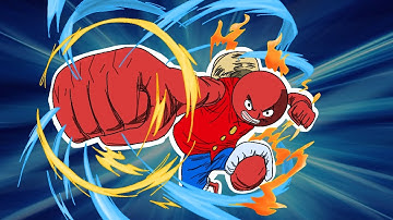 All Monkey D. Luffy Skills in Stickman (Pre-Timeskip) [ Flipaclip Animation ]