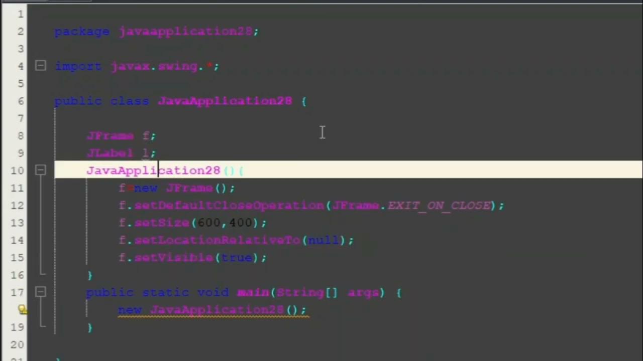 Add gif type image to JFrame using JLabel - YouTube