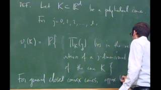Famous ERPEM 2014 - Phase transitions in convex optimization problems with random data - Part 1 Profile