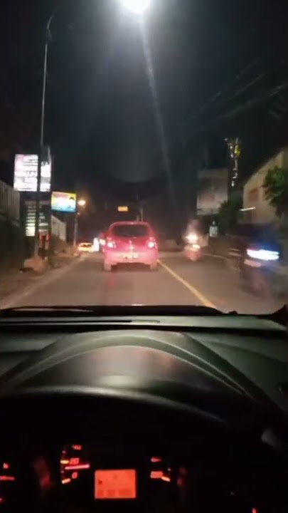 Snap wa nyetir malam hari dengan musik fulbass
