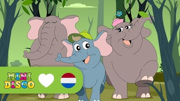 Olifantje In Het Bos | Kinderliedjes | Minidisco