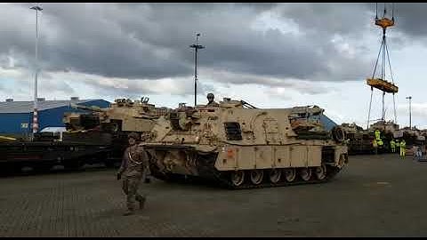 M88A2 Hercules seen at the port of Vlissingen (The Netherlands) @ Atlantic Resolve 2022.