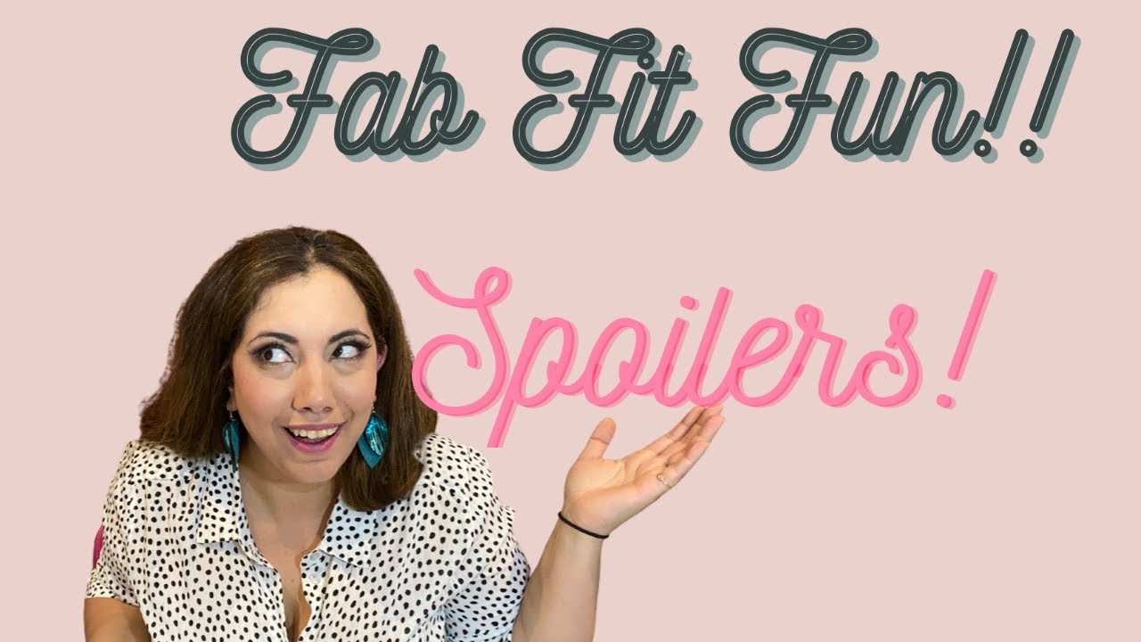 FAB FIT FUN SUMMER 2021 SPOILERS! Category 1