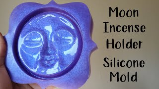 Let&#39;s Make a Moon Incense Holder Silicone Mold! | Silicone Mold Making | Crafty Lefty