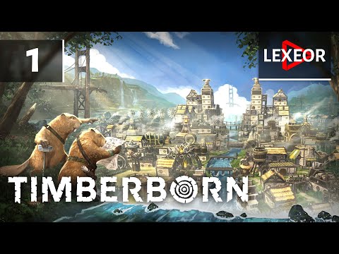 Видео: Timberborn #1 - Колония социальных бобров