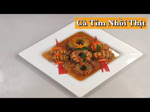 CÀ TÍM NHỒI THỊT, Cách làm đẹp mắt mới lạ, dễ làm,  ai ăn là mê liền/ Sai Gon Food