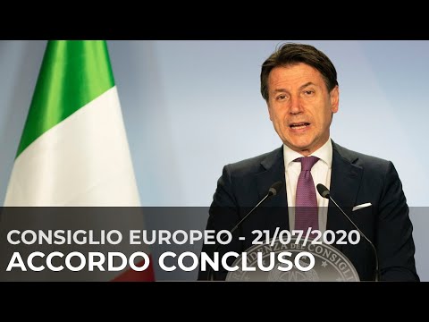 Consiglio europeo straordinario, conferenza stampa del Presidente Conte (21/07/2020)