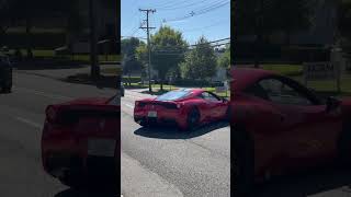 Crazy Ferrari 458 Speciale acceleration!!